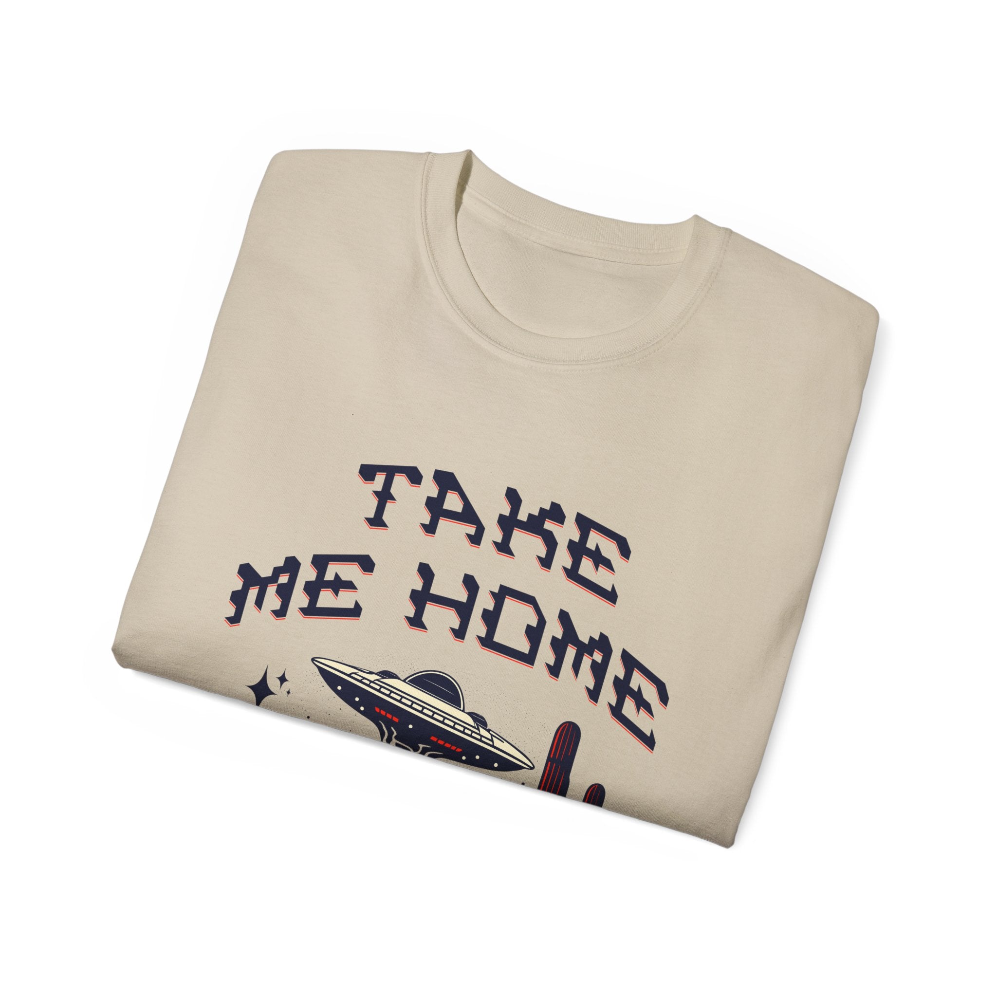 Take Me Home - Unisex Cotton Tee (Front) - Damned Threads
